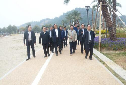 上饒市人大副主任、鄱陽(yáng)縣縣委書記張禎祥蒞臨新昌南湖西河濕地公園項(xiàng)目