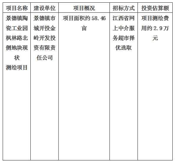 景德鎮(zhèn)陶瓷工業(yè)園楓林路北側地塊現(xiàn)狀