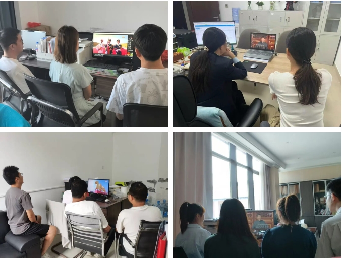 市城投集團(tuán)集中收聽(tīng)收看紀(jì)念中國(guó)人民抗日戰(zhàn)爭(zhēng)暨世界反法西斯戰(zhàn)爭(zhēng)勝利80周年大會(huì)